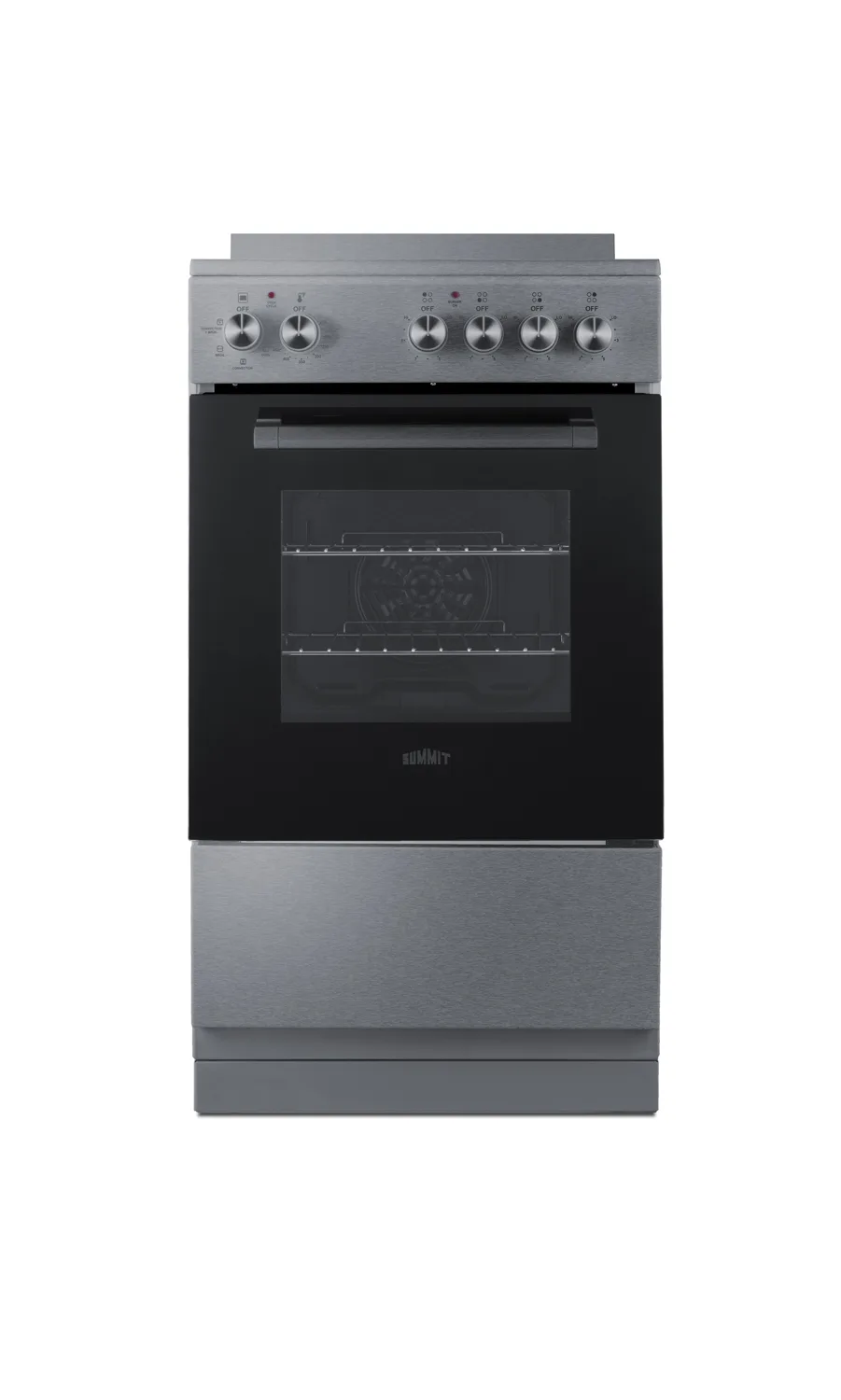 Summit REXT20SS Electric Smooth-Top Range, 20" W, 1.87 Cu.Ft. Oven Capacity