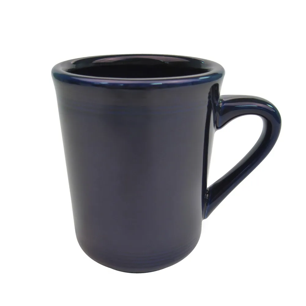CAC China TG-17-CBU - 8‑oz Mug, 3.25" Dia x 4" H, Cobalt Blue Porcelain, Microwave Safe - 1 Dozen