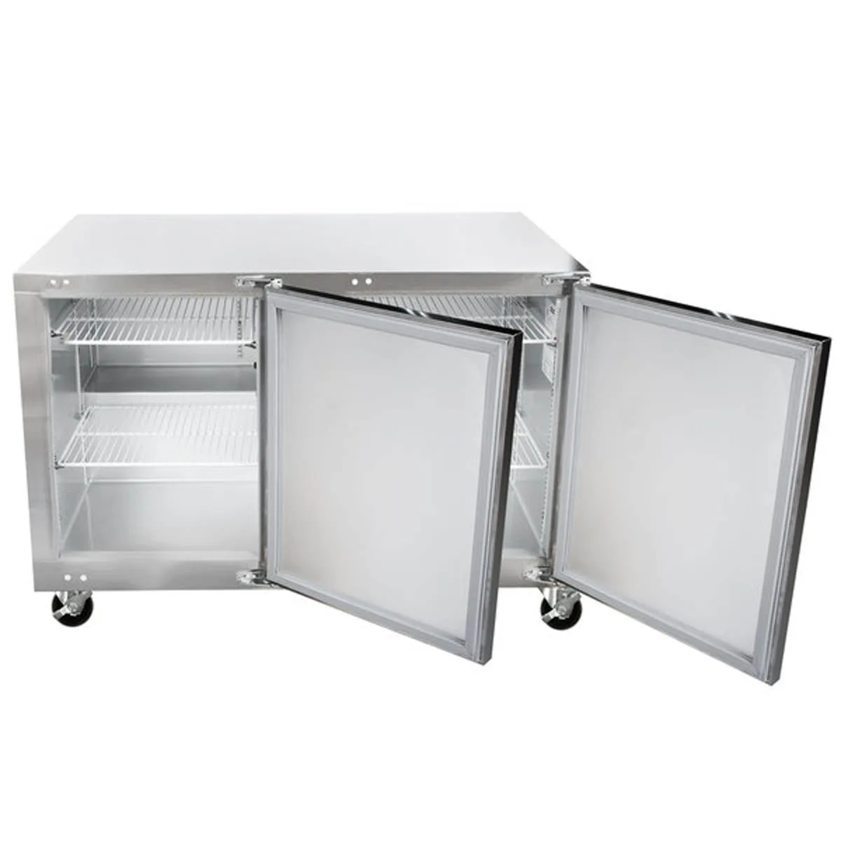Traulsen UHT48-RR 48" 2-Door Undercounter Refrigerator, Stainless Steel, Front Breathing, 13.5 cu. ft.