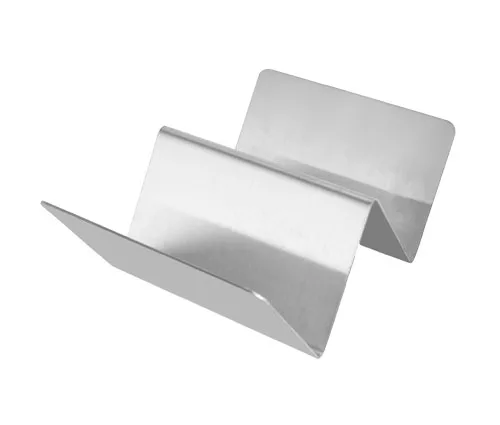 Omcan USA 47347 Stainless Steel Taco Holder, 1‑2 Slot Design for Taco Prep, Food Service Accessory