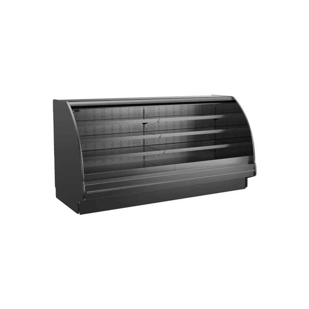 Structural Concepts GHSS852RLB (CURVED) 97" Self-Serve Refrigerated Open Air Merhandiser, Remote DX Refrigeration