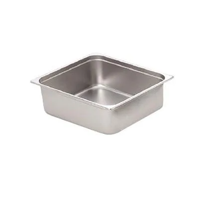 Omcan USA 80614 Steam Table Pan 2/3 Size 13-7/8" x 12-2/3" x 4" Deep Stainless Steel NSF