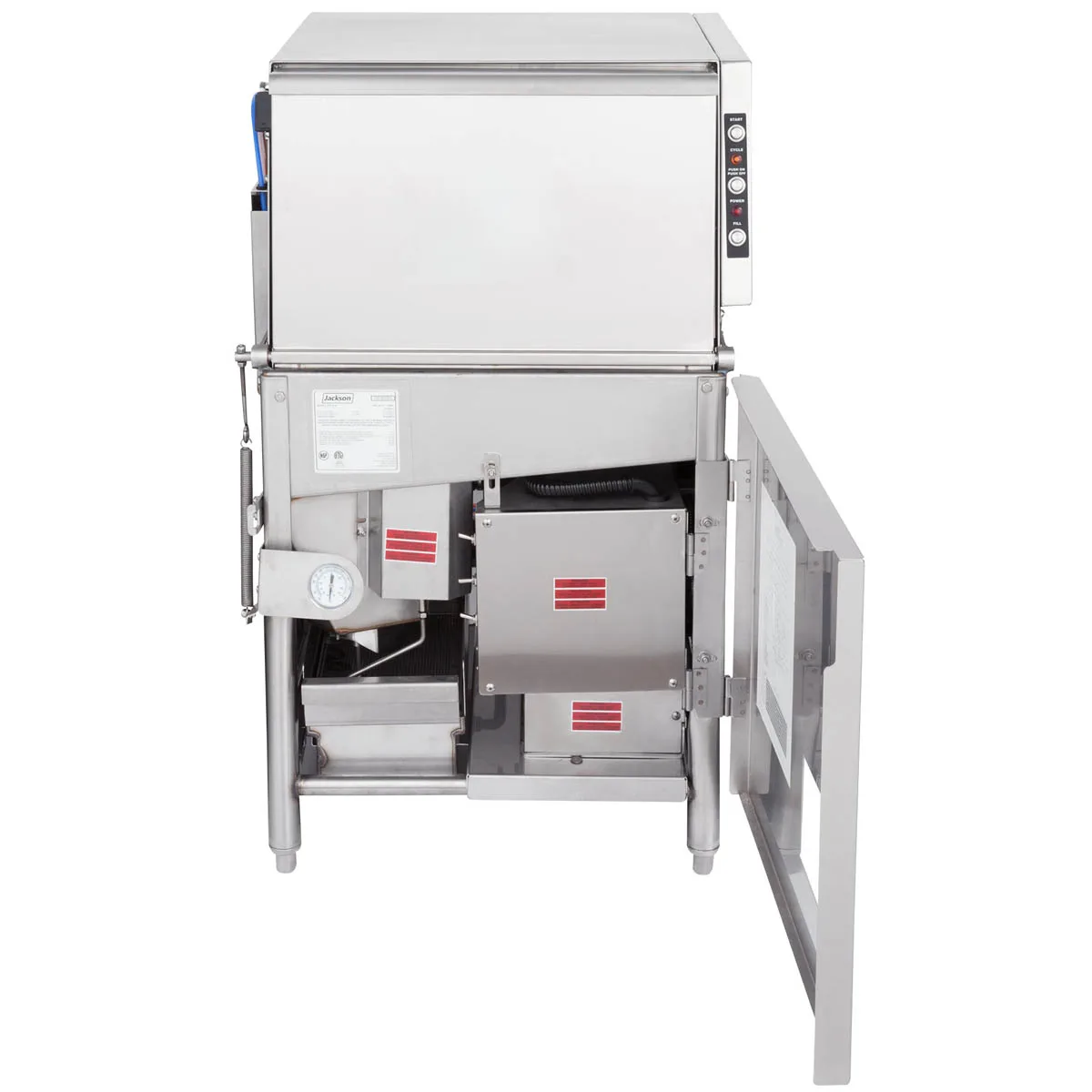 Jackson WWS DELTA 5-E 24-1/2" Door Type Undercounter Glasswasher, Low Temp - 1404 Glass/Hr - 115V