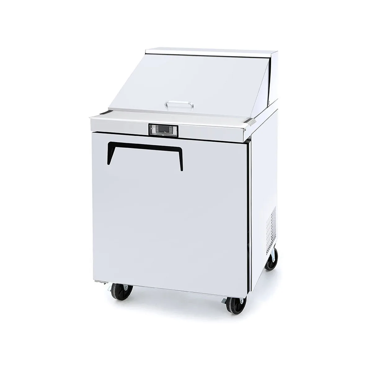 Atosa USA MSF8301GR 27" One Section Sandwich/Salad Prep Table w/ 1 Door, 8 Pans, 7.2 cu. ft.