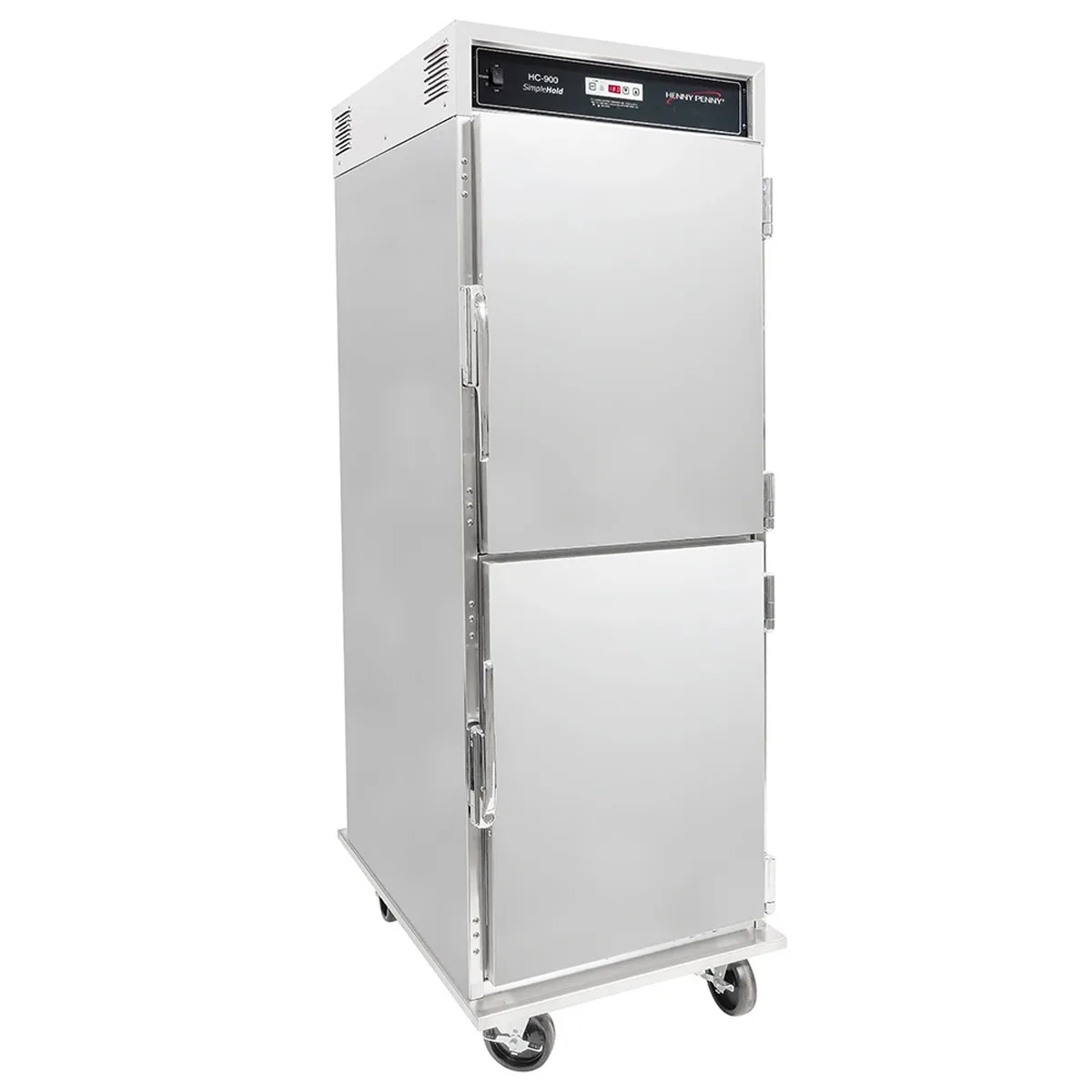 Henny Penny HHC900.37 Full-Size Heated Holding Cabinet, Mobile, SimpleHold Controls, Stainless Steel Doors