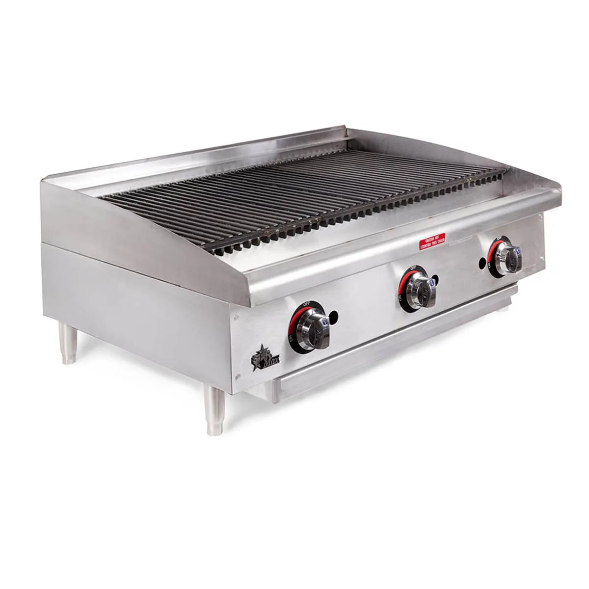 Star 6136RCBF 36" Countertop Gas Radiant Charbroiler w/ (3) Burners, 105.000 BTU