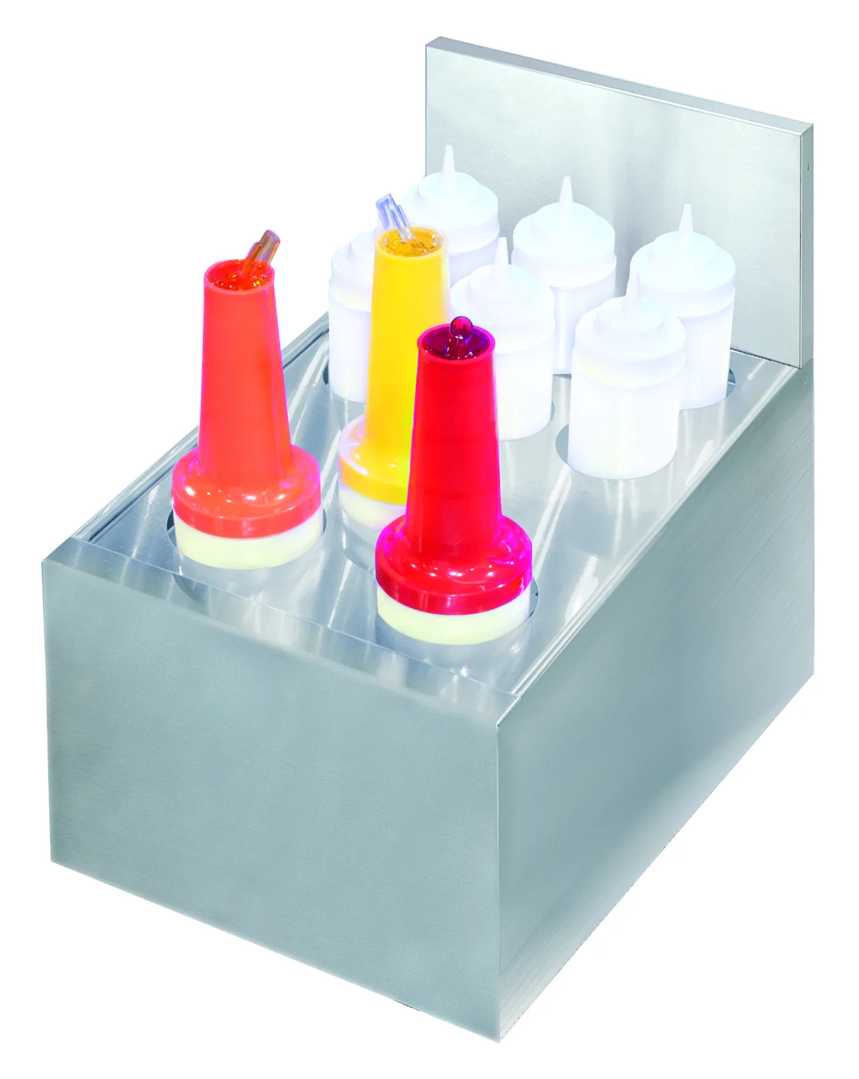 Krowne KR19-J12 12" Underbar Bottle Storage Bin, Holds 6 Squuze Bottles & 3 Juice Containers