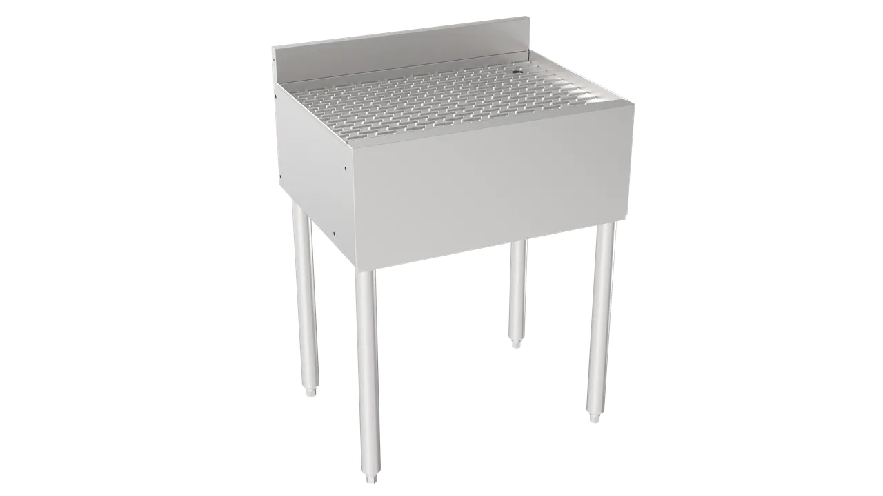 Krowne 18-GS24 Silver Series Drainboard, 24"W X 18.5"D, Embossed Drainboard Top