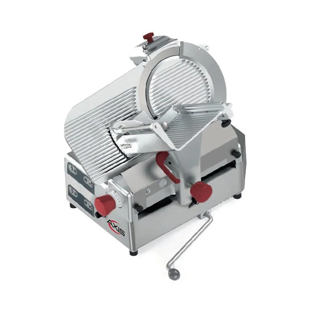 Axis AX-S13GAIX Commercial Meat Slicer – 13” Carbon Steel Blade, Gear-Driven, 0.60 HP, 120V, Auto Feed, 0‑1” Thickness
