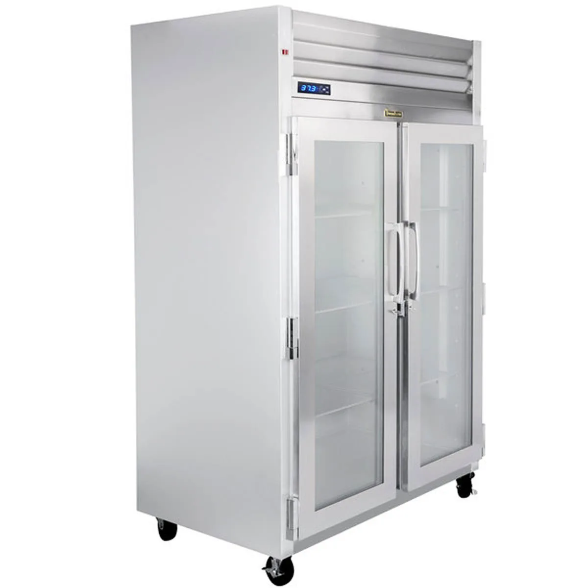 Traulsen G21010-032 52" 2-Section Reach-In Refrigerator w/ 2 Glass Doors (hinged left/right), Top Mount, 46.9 cu. ft.