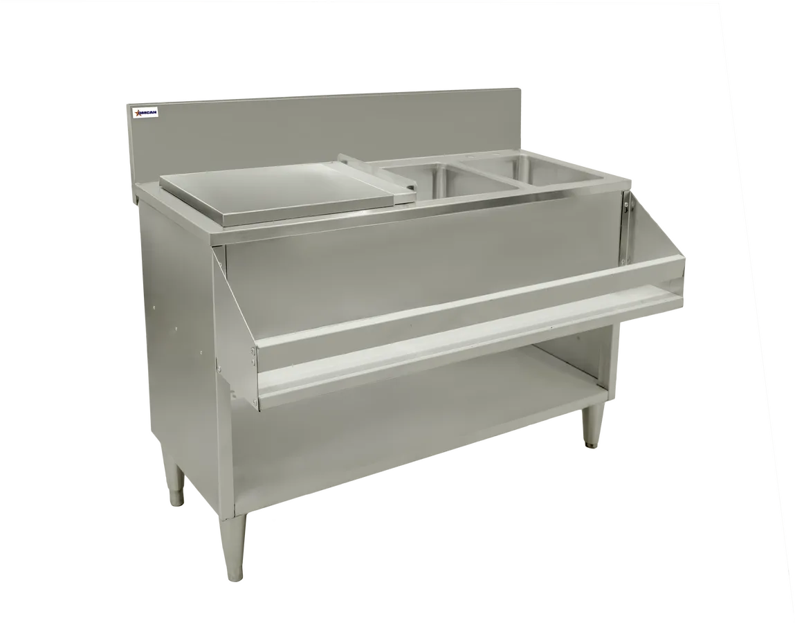 Omcan USA 48618 (48618) Cocktail Mix Unit, with Sink & Cover, 36"W X 24"D