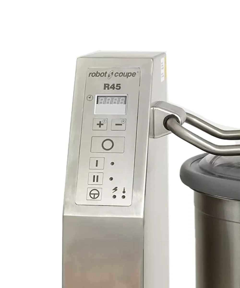 Robot Coupe R45T Vertical Cutter Mixer, (3) Blades, 45L Bowl, 13 1/2 hp,  2-Speed