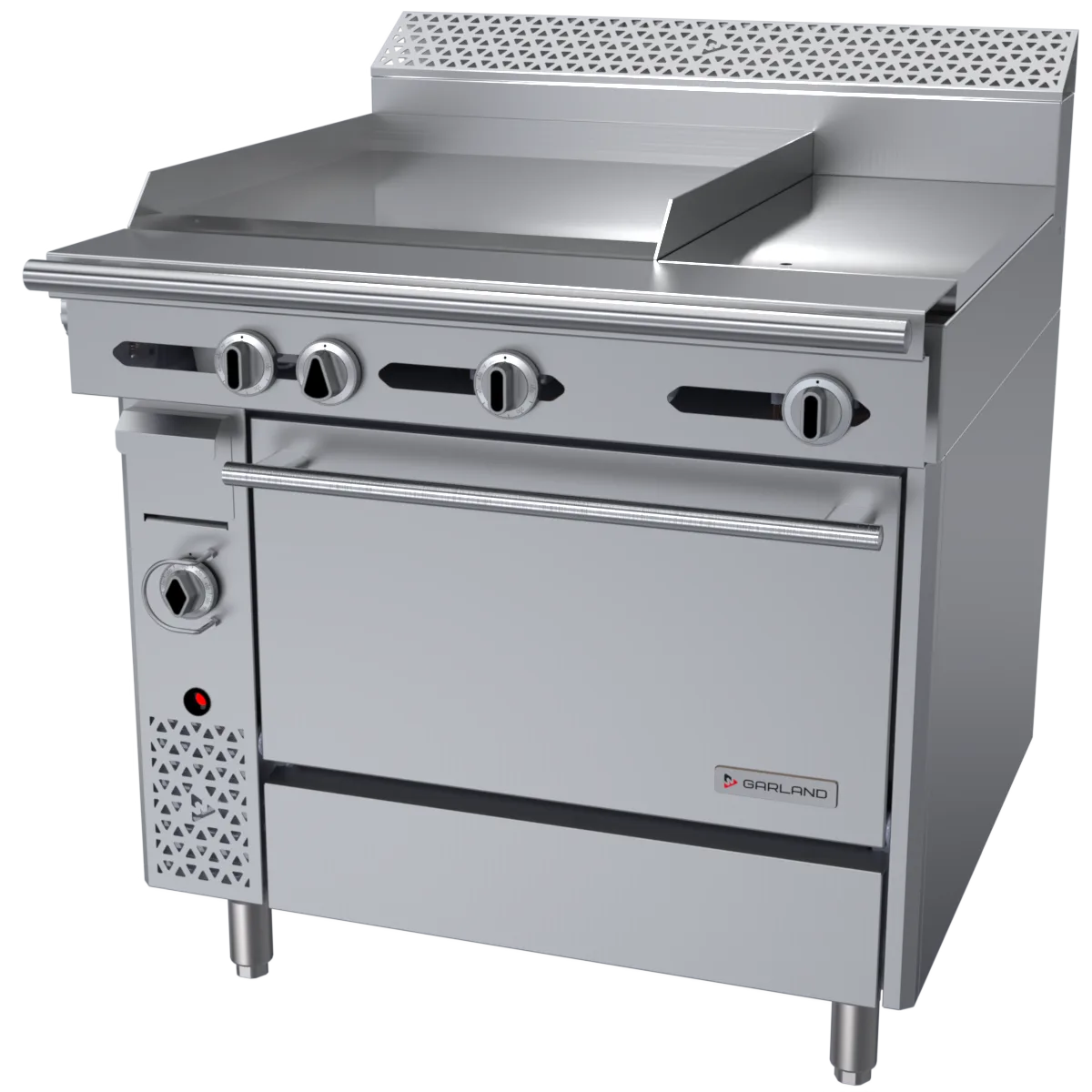 Garland US Range C36-3-1R Garland Cuisine Series Heavy Duty Range, Gas, 36"