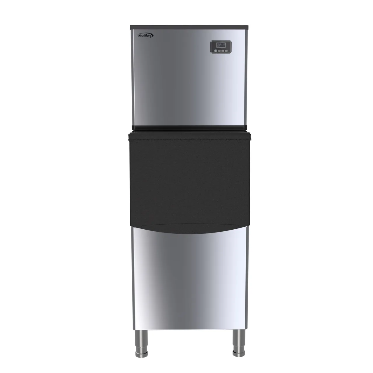 Koolmore CIM-315 Ice Maker, 25" Free-Stand, 315 lb/24h, 200 lb Steel Bin, LCD, R290, ETL