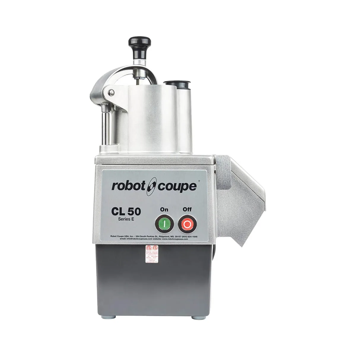 Robot Coupe CL50E Continuous Feed Food Processor, 2 Discs Included, 1 1/2 hp
