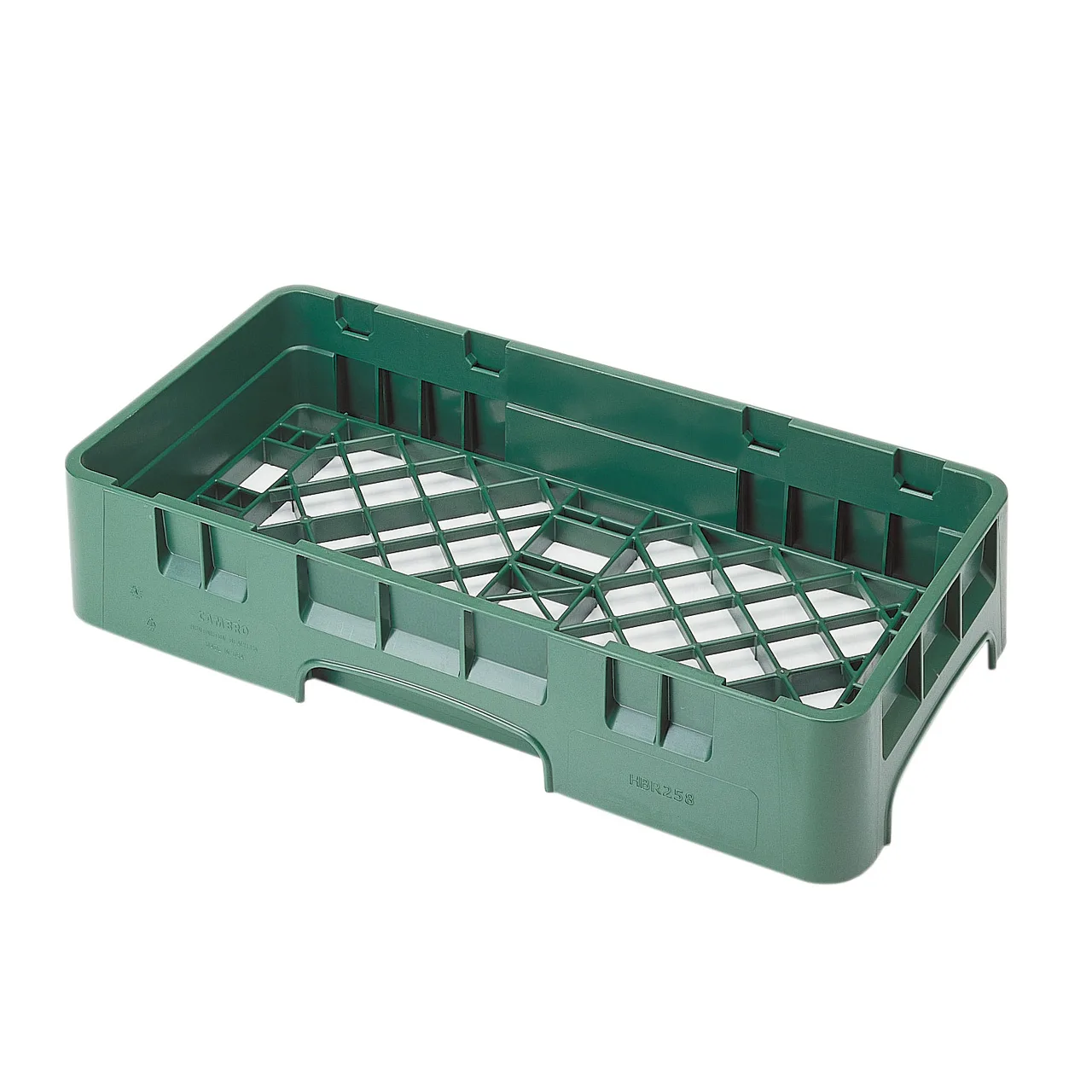 Cambro HBR258119 Camrack Base Rack, Half Size, 1 Compartment, Polypropylene, Sherwood Green, 19-3/4" x 9-7/8"
