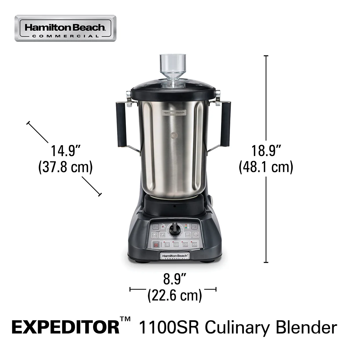 Hamilton Beach HBF1100SR Variable Speed Countertop Food Blender