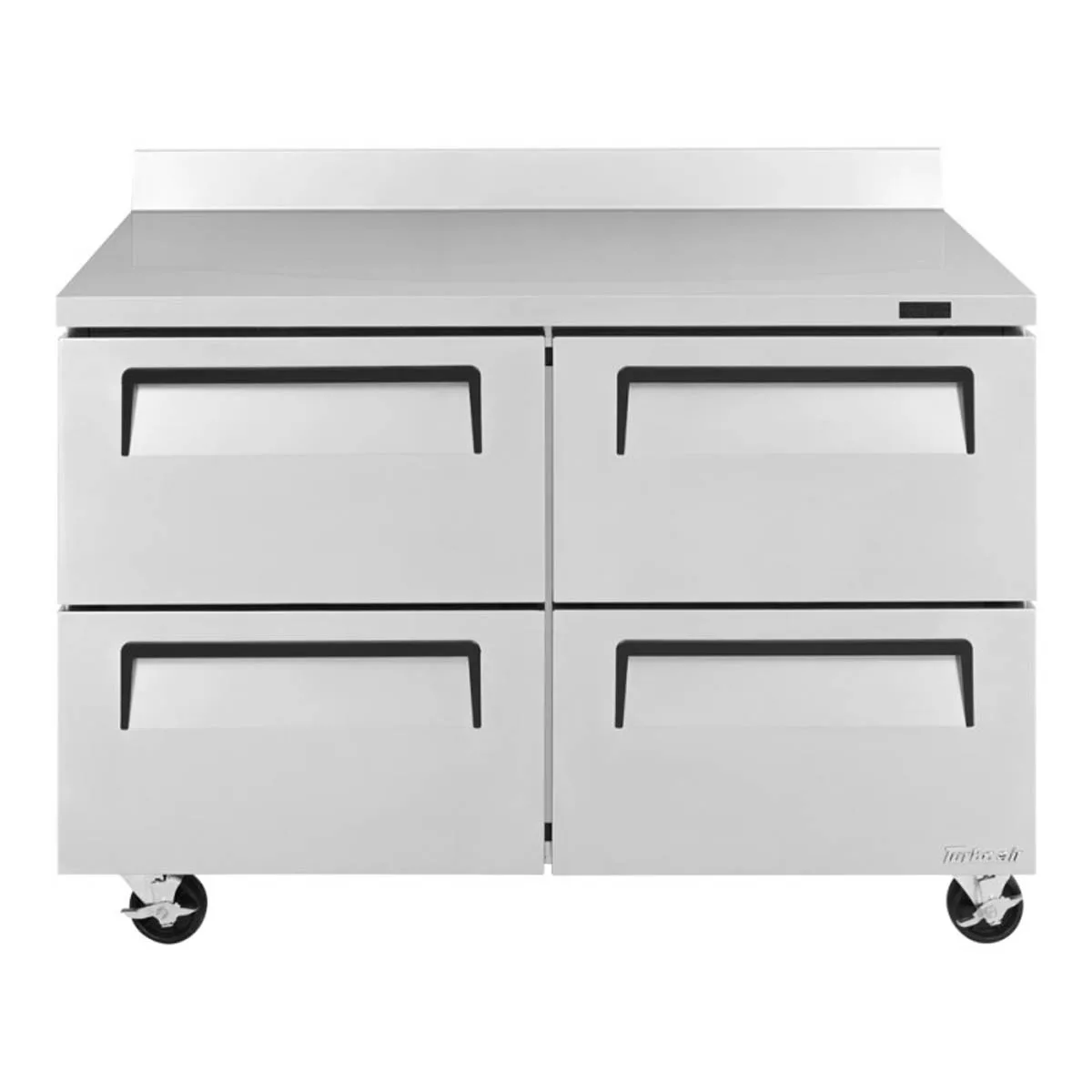 Turbo Air TWR-48SD-D4-N 48" 2-Section Worktop Refrigerator w/ 4 Drawers, 12 cu. ft.