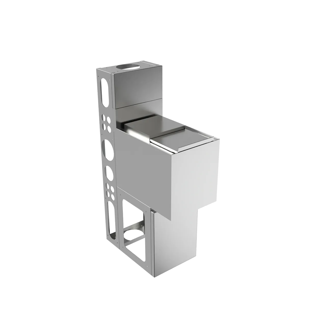 BK Resources UBDW-18-IB12 Underbar Ice Bin, 12"L X 23.75"W, 33 Lb. Capacity