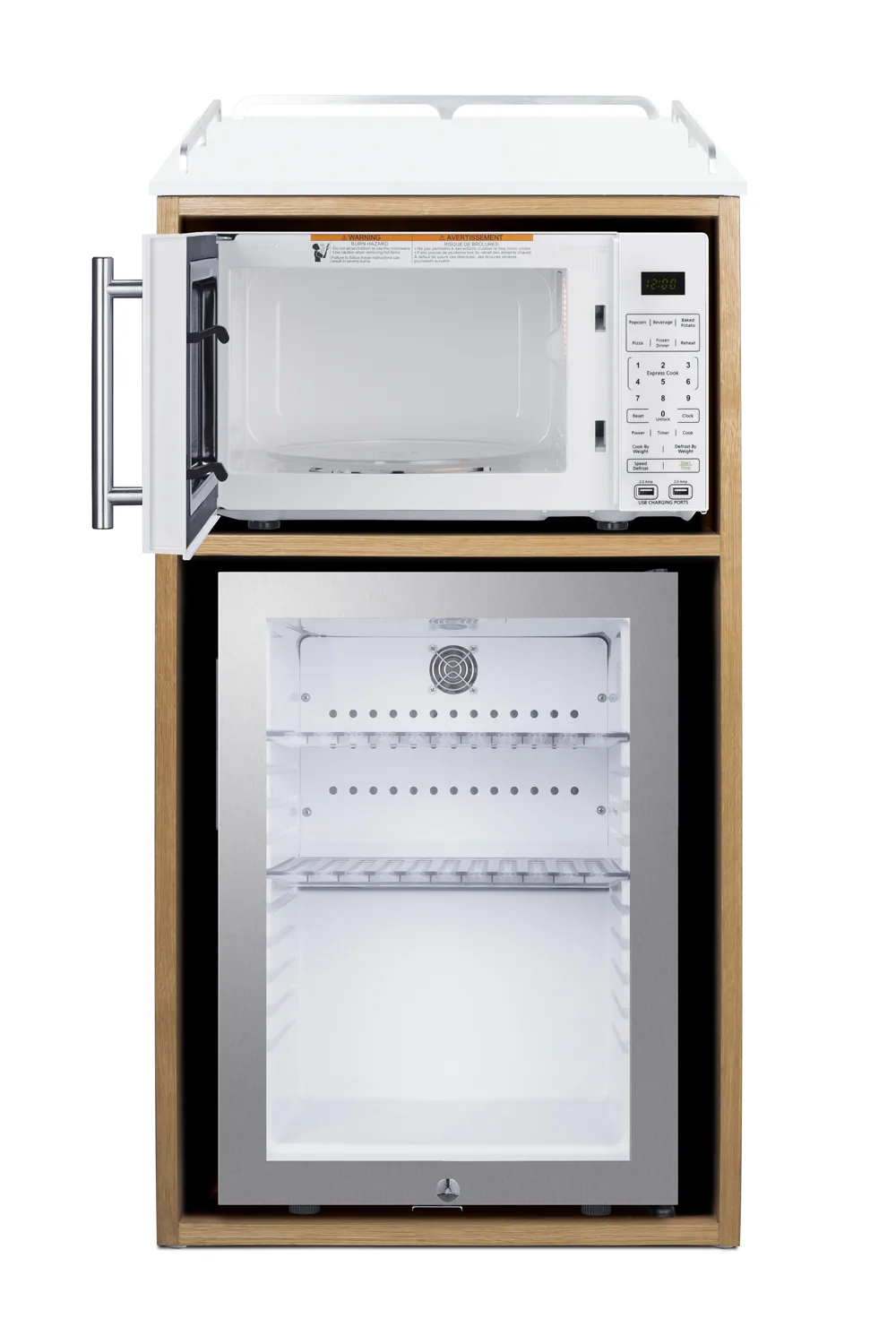 Summit QCSMW1OAKW Kitchenette