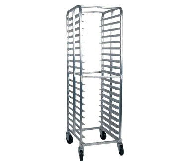 Winholt AL-1820B-XB 20 Pan Full Height Mobile End Load Aluminum Bun / Sheet Pan Rack