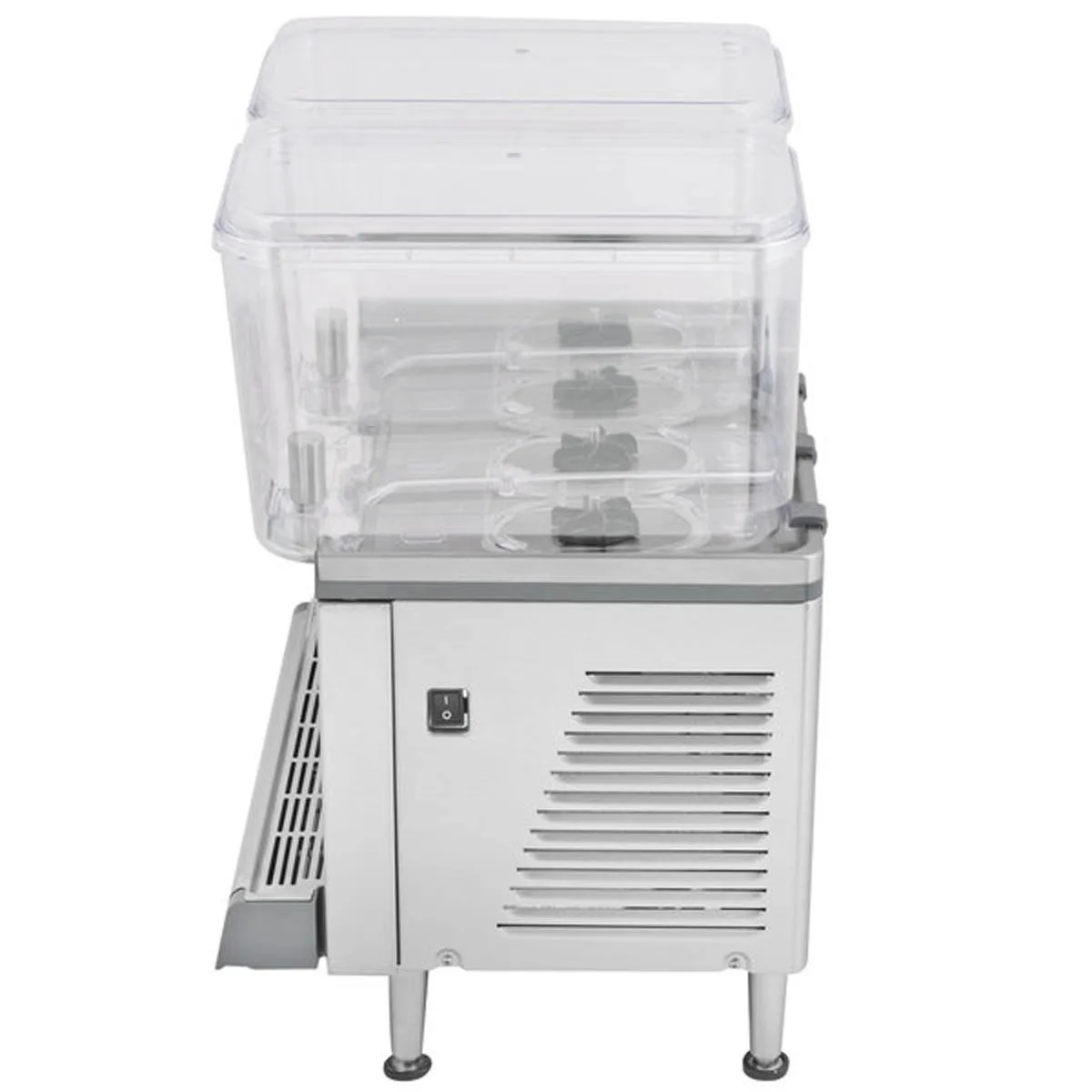 Crathco CS-2D-16-290 (BPA FREE) Beverage Dispenser with 2 Bowl, Agitator - 4.75 Gal (each) - 1/10 Hp