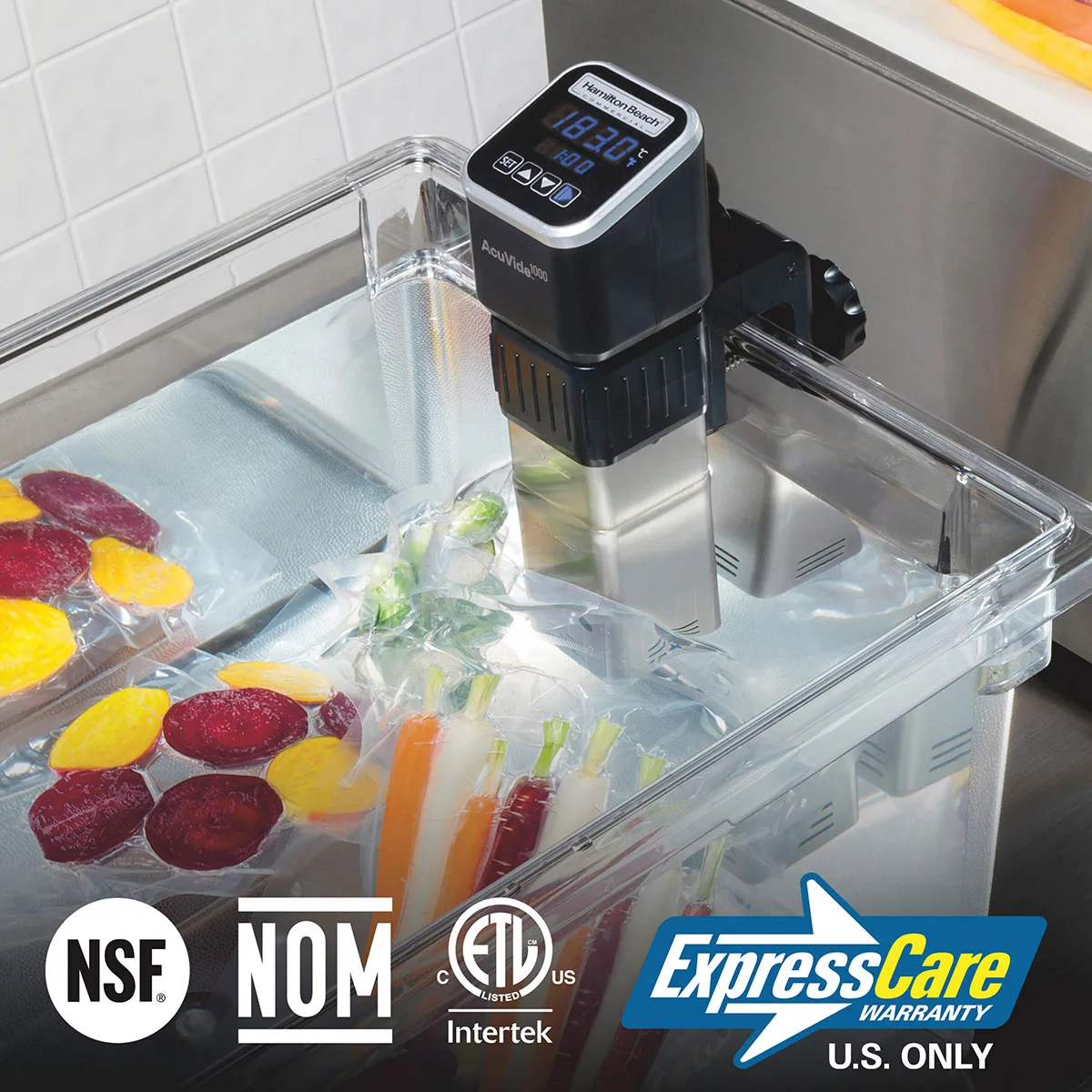 Hamilton Beach HSV1000-CE (International) Acuvide™ 1000 Immersion Circulator