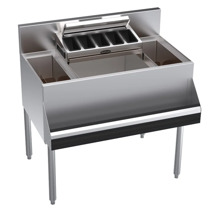 Krowne KR24-MS34C-7 Bottle Well Bin Underbar Ice Bin/Cocktail Station