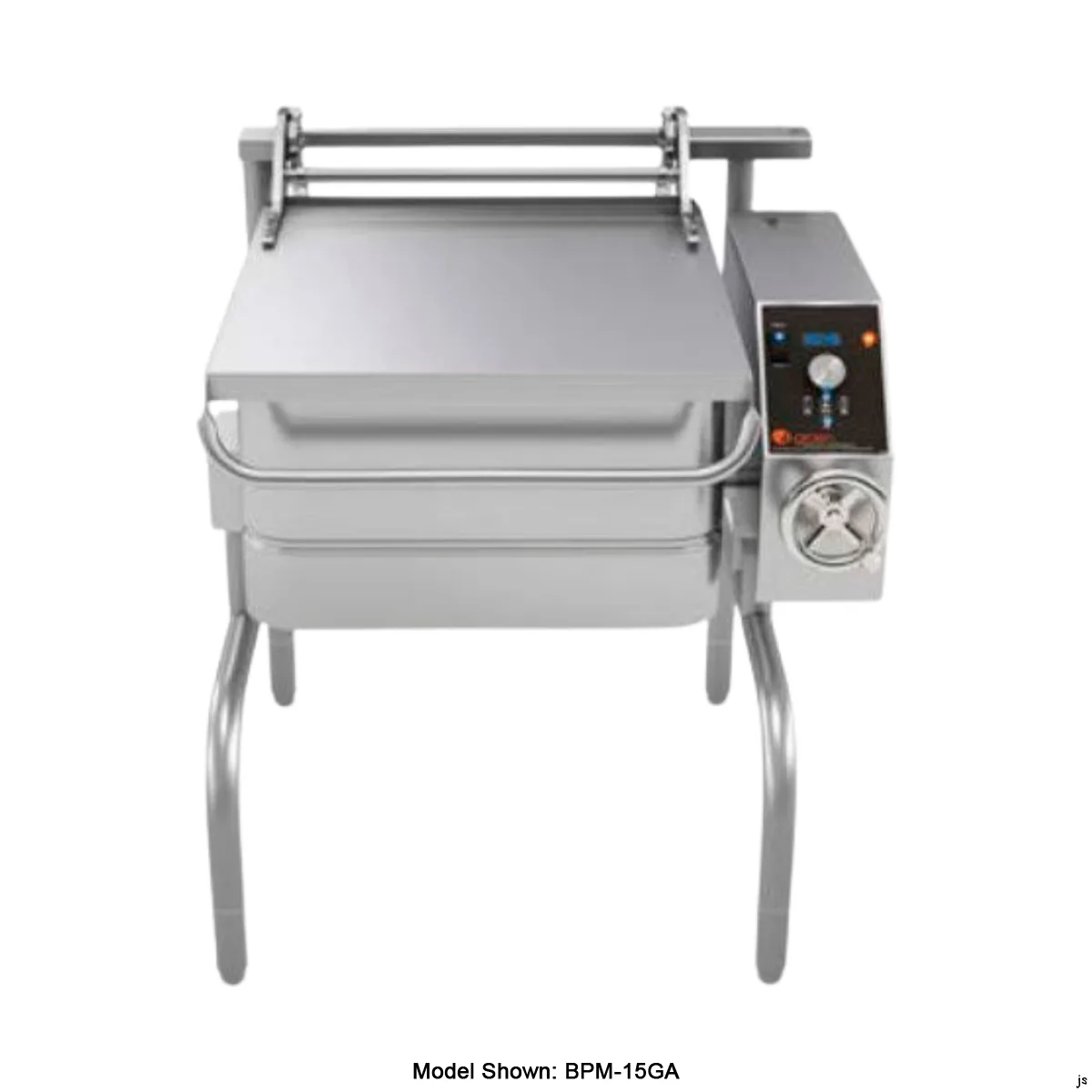 Groen BPM-15GC2T 15 Gallon Gas Tilt Skillets Braising Pan, Cook2Temp Controls, 65.000 BTU