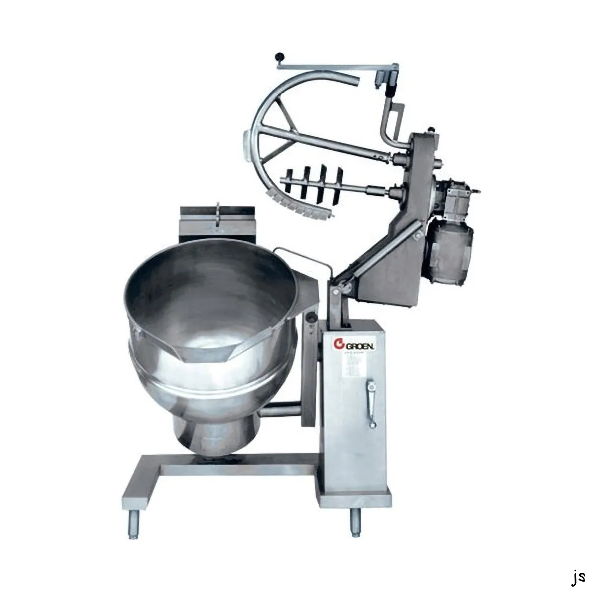 Groen DHT-60A,INA/2 60 Gallon Floor Tilting 2/3 Steam Jacketed Gas Kettle Mixer, 150.000 BTU