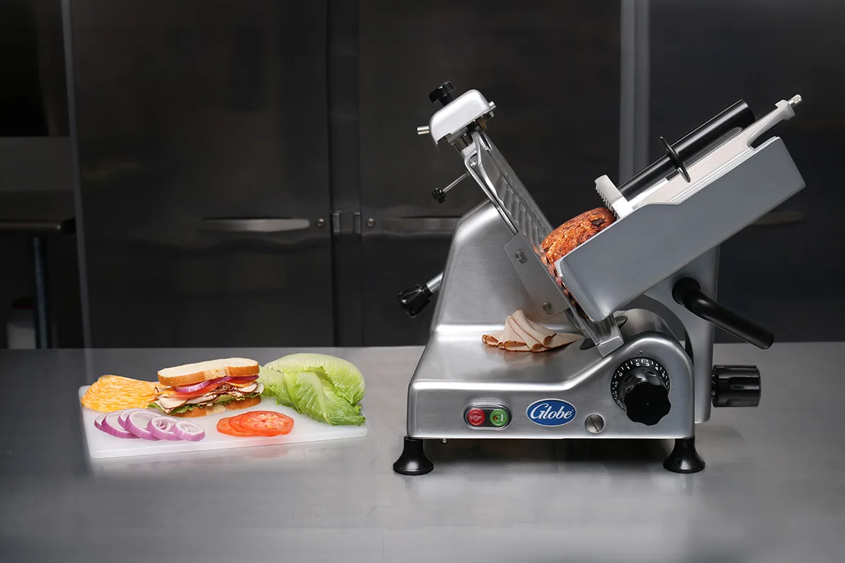 Globe G12 G-Series 12" Medium-Duty Manual Meat Slicer, Belt-Driven, 1/2 HP