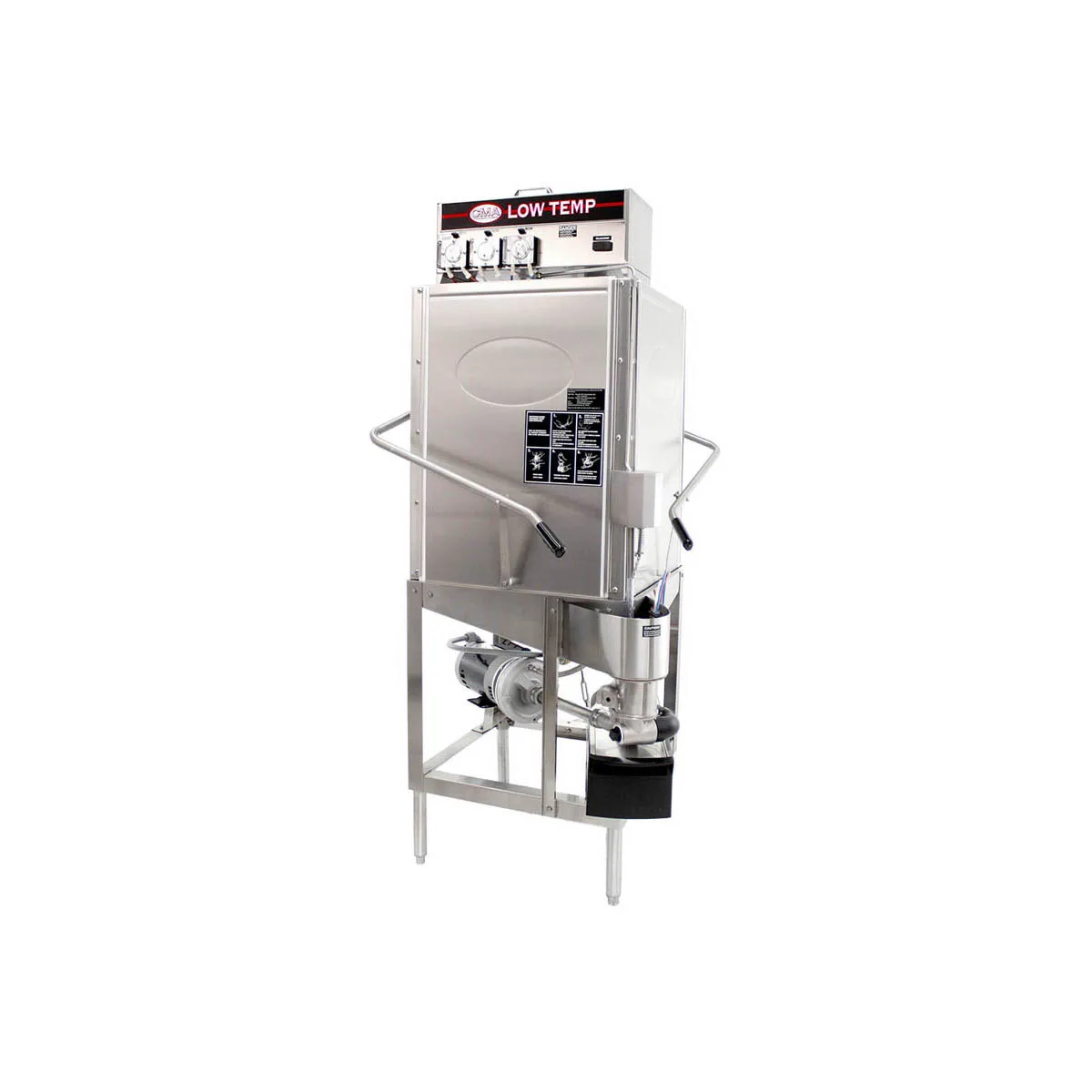 CMA Dishmachines S-C Corner Load Single Rack Pot/Pan & Utensil Washer, Low Temp - 40 RPH / 1hp