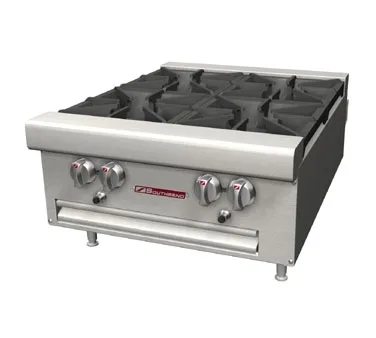 Southbend HDO-36 36" Countertop Gas Hotplate with (6) Burners, Manual Controls, 198.000 BTU