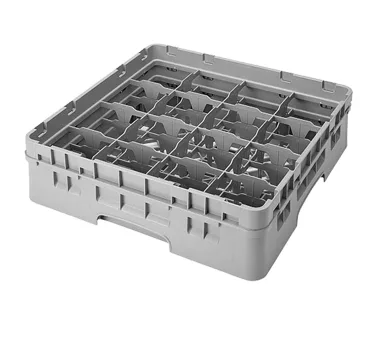 Cambro 16S318167 Camrack® Glass Rack, with Soft Gray Extender, Full Size