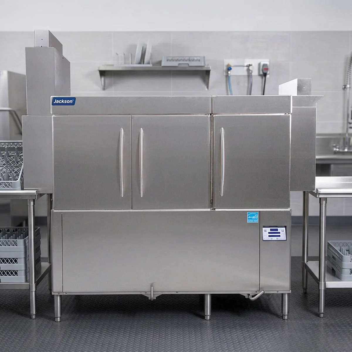 Jackson WWS RACKSTAR 66CE ENERGY RECOVERY 66" Conveyor Dishwasher, 223 RPH - High Temp w/Booster