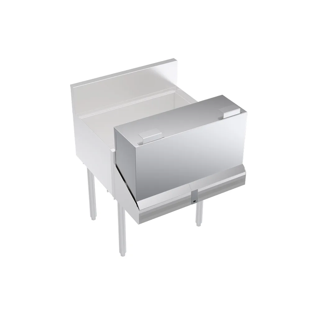 Krowne KR-DC26 Locking Cover for Double Speedrail, 26" Width, Stainless Steel, Fits 25"-30"