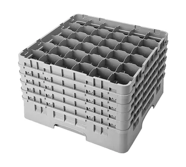 Cambro 36S1058186 Camrack Glass Rack, Navy Blue, Full Size, 36 Compartments, 2-7/8" Max Dia, 11" Max Height