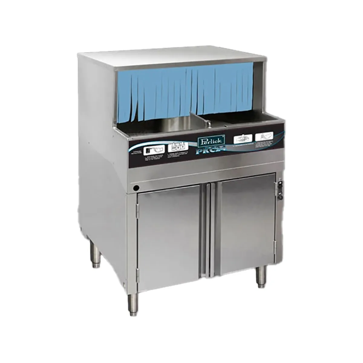 Perlick PKC24 25" Rotary Undercounter Glasswasher, Low Temp -1000 Glass/Hr - 120V