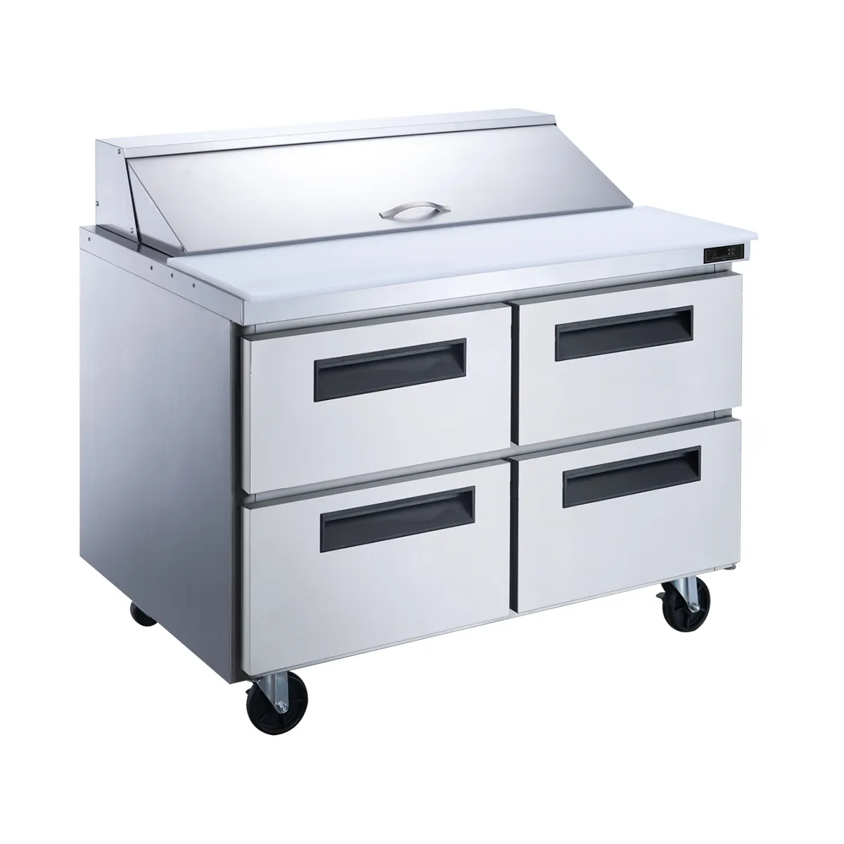 Dukers Appliance Co DSP60-16-D4 60" Sandwich/Salad Prep Table w/ 4 Drawers, 16 Pans