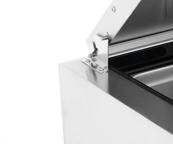 Atosa USA MPF8203GR 93" Three Section Refrigerated Pizza Prep Table, 28.4 cu. ft.