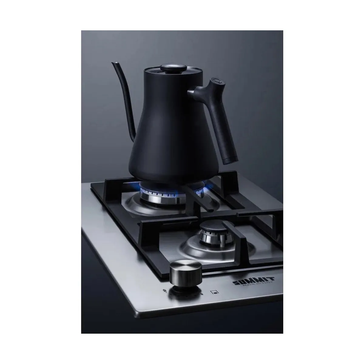 Summit GCJ2SSLP 12" Bulit-In LP Gas CookTop with (2) Burners, Stainless Steel Surface, 13.400 BTU