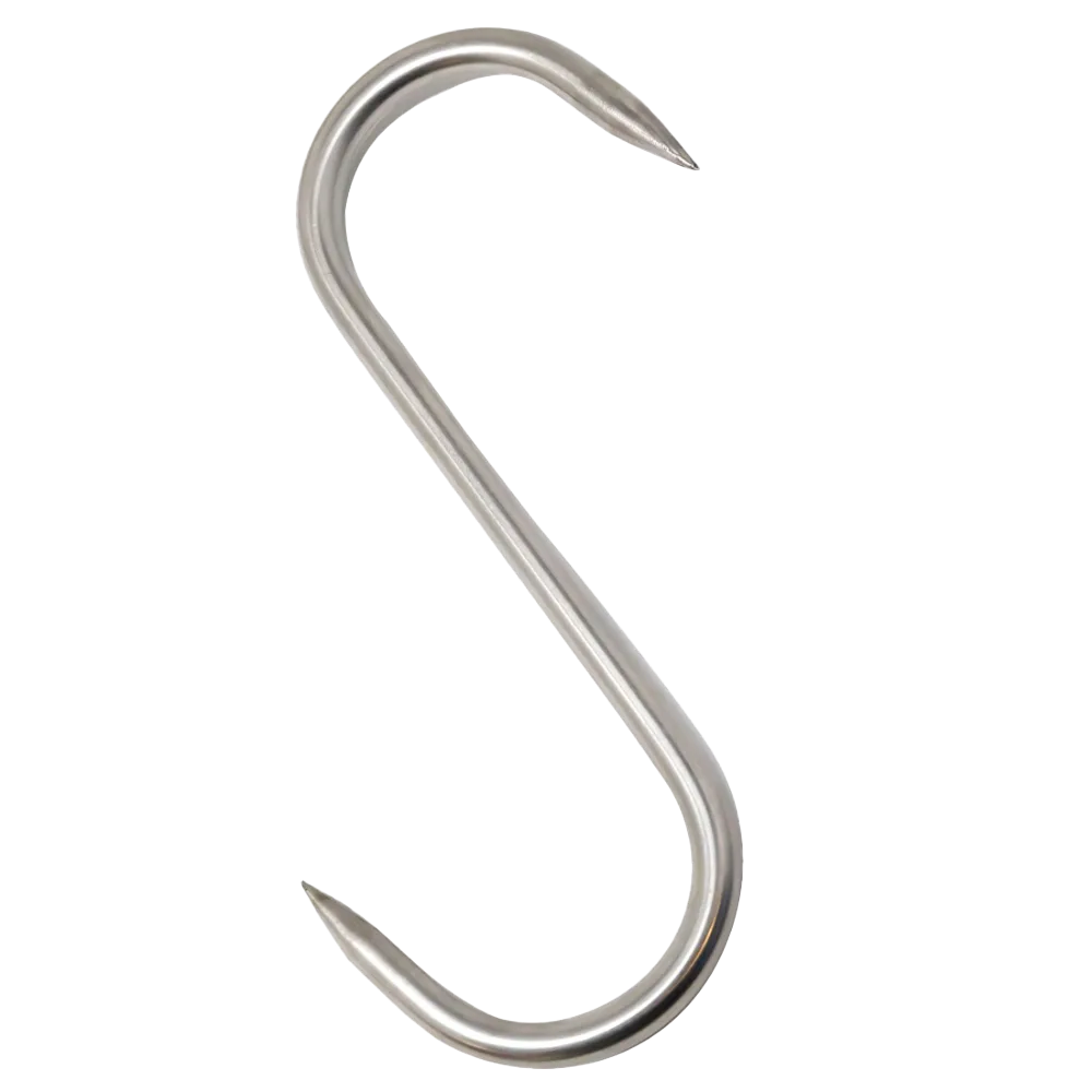 Omcan USA 81281 - 9-3/4" x 2/5" Stainless Steel S‑Hook, Restaurant Shelving Part