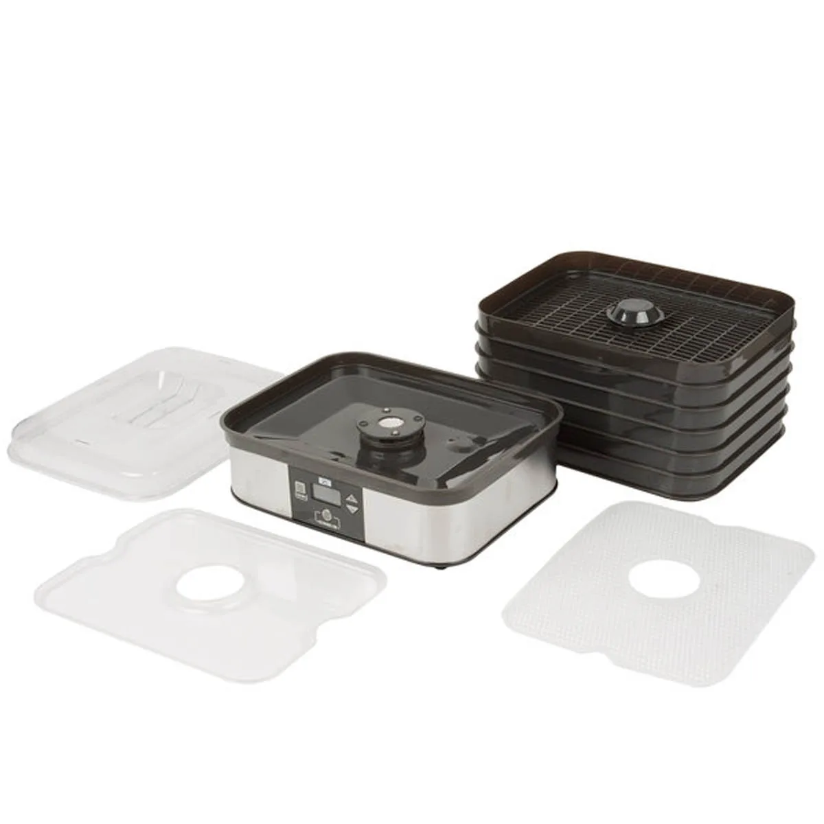 Hamilton Beach 75-0401-W Weston Digital Dehydrator, Single Zone, 6 Trays, 500W, 120V