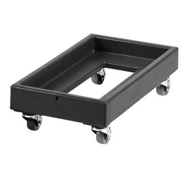 Cambro CD1327615 Camdolly Charcoal Gray Milk Crate Dolly w/ 300 lb Capacity