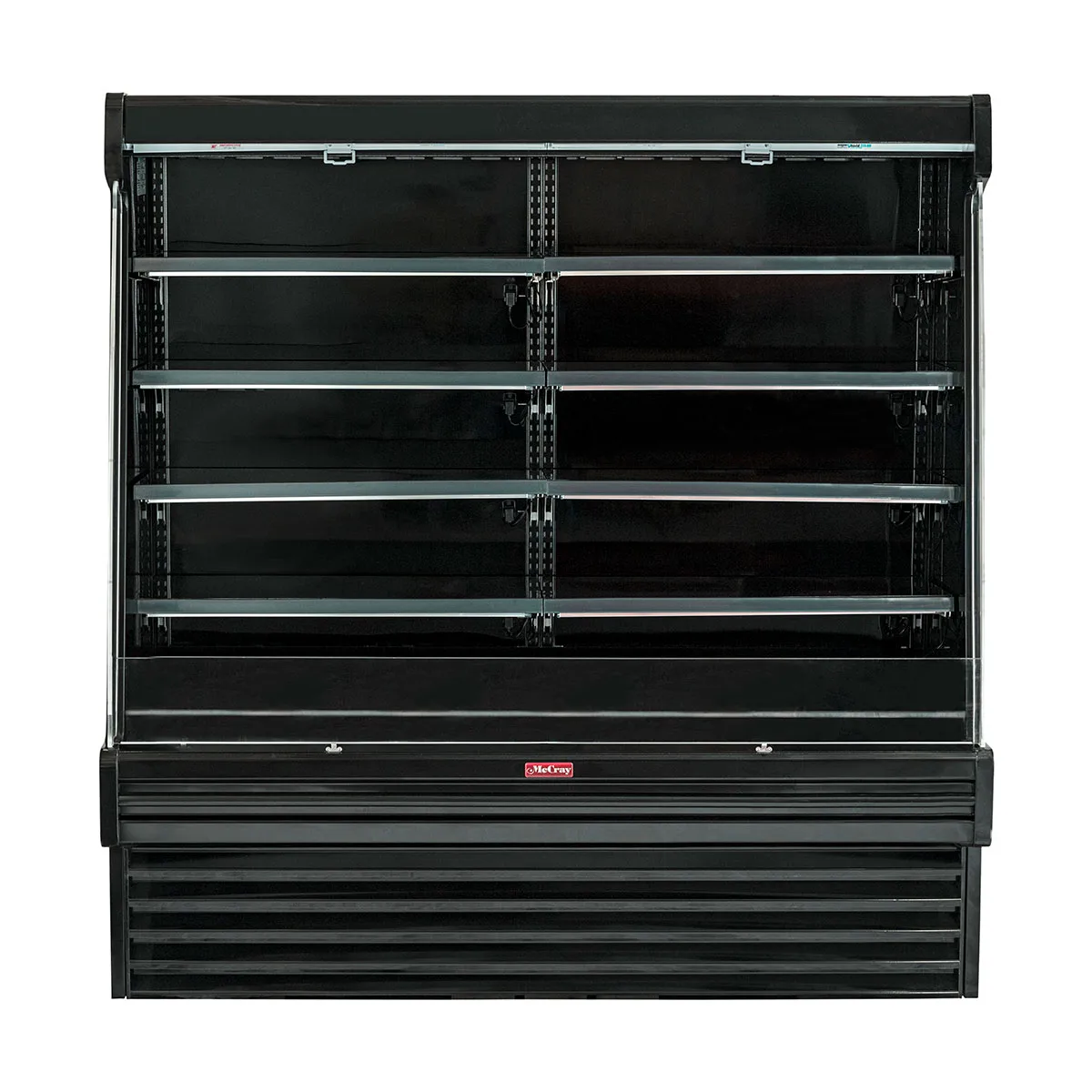 Howard-McCray SC-OD35E-8S-B-LED 99" Refrigerated Dairy Open Air Merchandiser in Black
