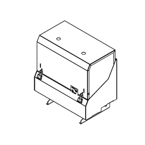Perlick SRLC-D19 Locking Speed Rail Cover – Double 19" Wide Stainless Steel, Factory Installed