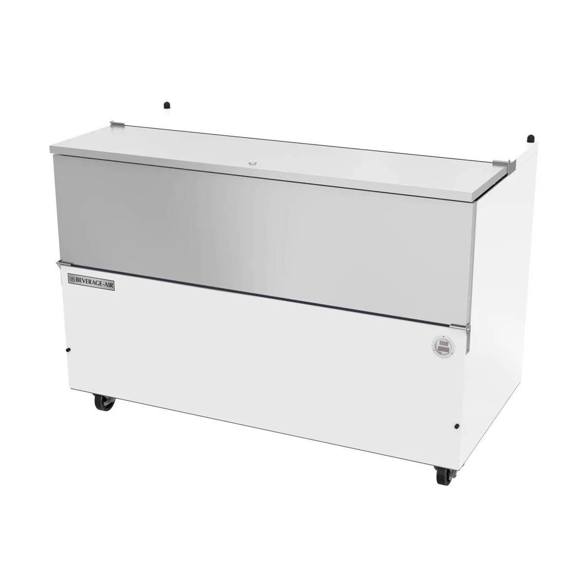 Beverage Air SM58HC-W-02 58" Single Sided Milk Cooler, Cold Wall, 16 Crates Capacity
