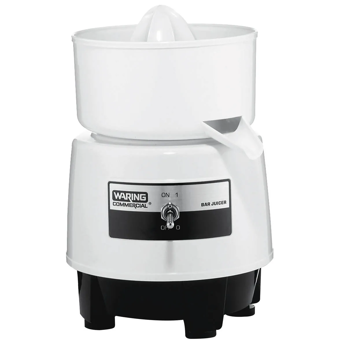 Waring BJ120C Compact Bar Citrus Juicer, 120-Oranges Per Hour