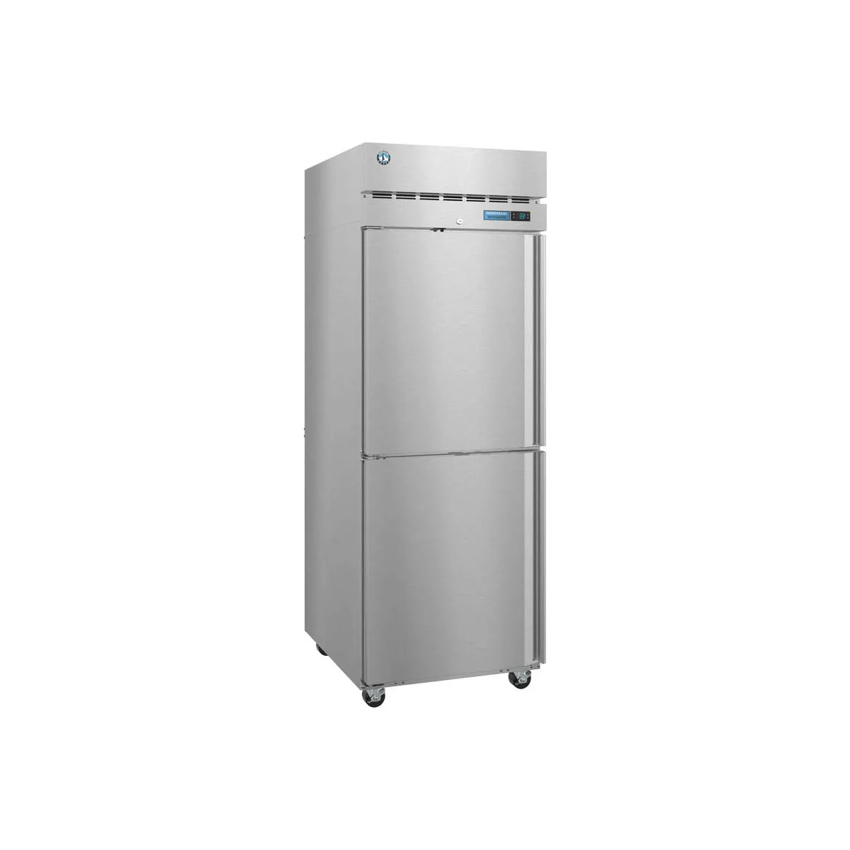 Hoshizaki R1A-HSL 27" 1-Section Reach-In Refrigerator w/ Left Hinged Half Solid Door, All Stainless Steel, 23 cu. ft.