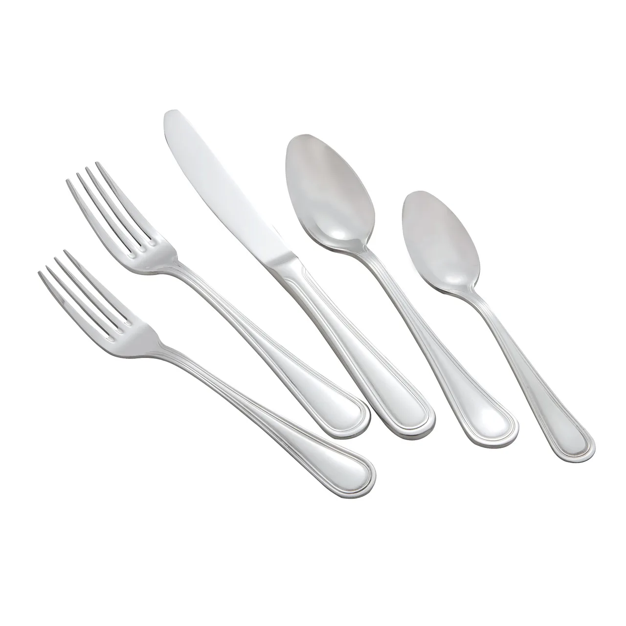 Winco 0021-11 - 8" Dinner Fork, Heavy 18/0 Stainless Steel, Mirror Finish, Continental - 1 Dozen